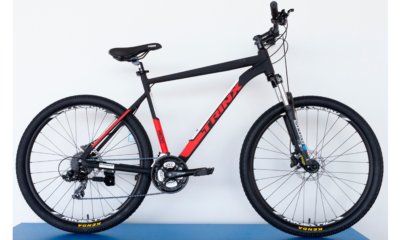Фотография Велосипед Trinx M600 Elite Expert 27.5" 2020, размер М, черно-красный